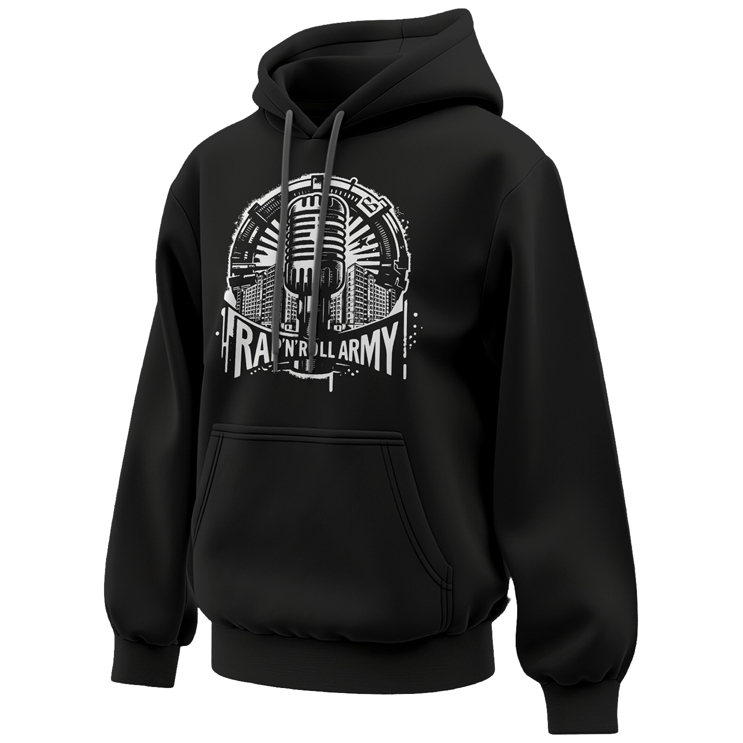 Bild von Rap 'n' Roll Army - HOODY (schwarz)